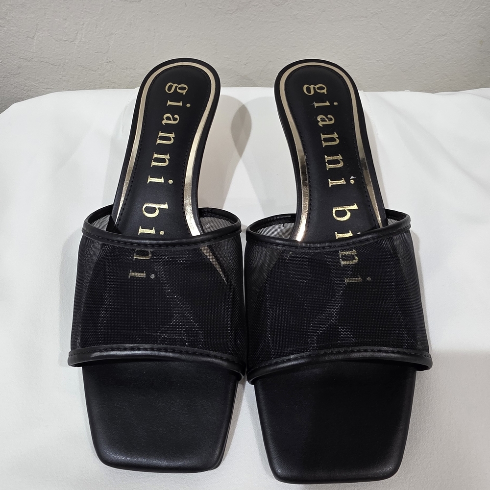 Gianni Bini Black Women's Slide Sandals